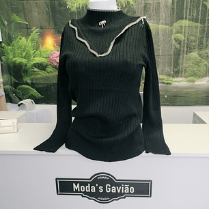 Camisola Malha com Cordão