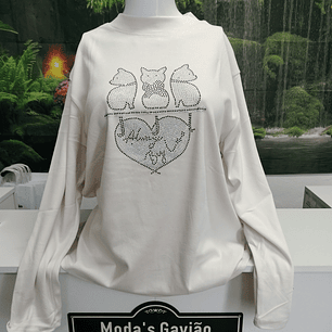 Camisola Casual CATs