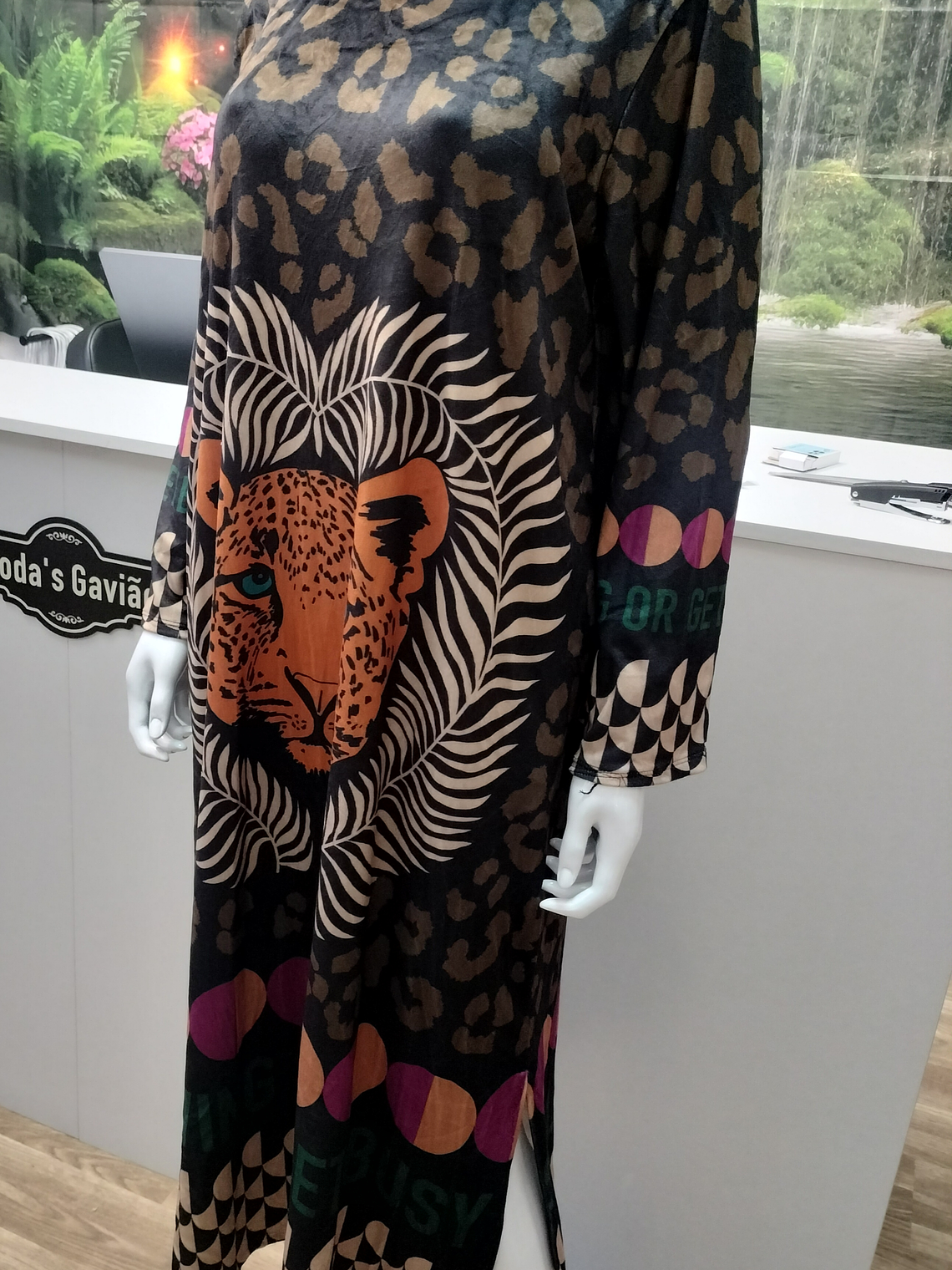 Vestido estampado Tigre 3