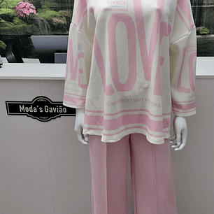 Camisola Love Primavera/Verão