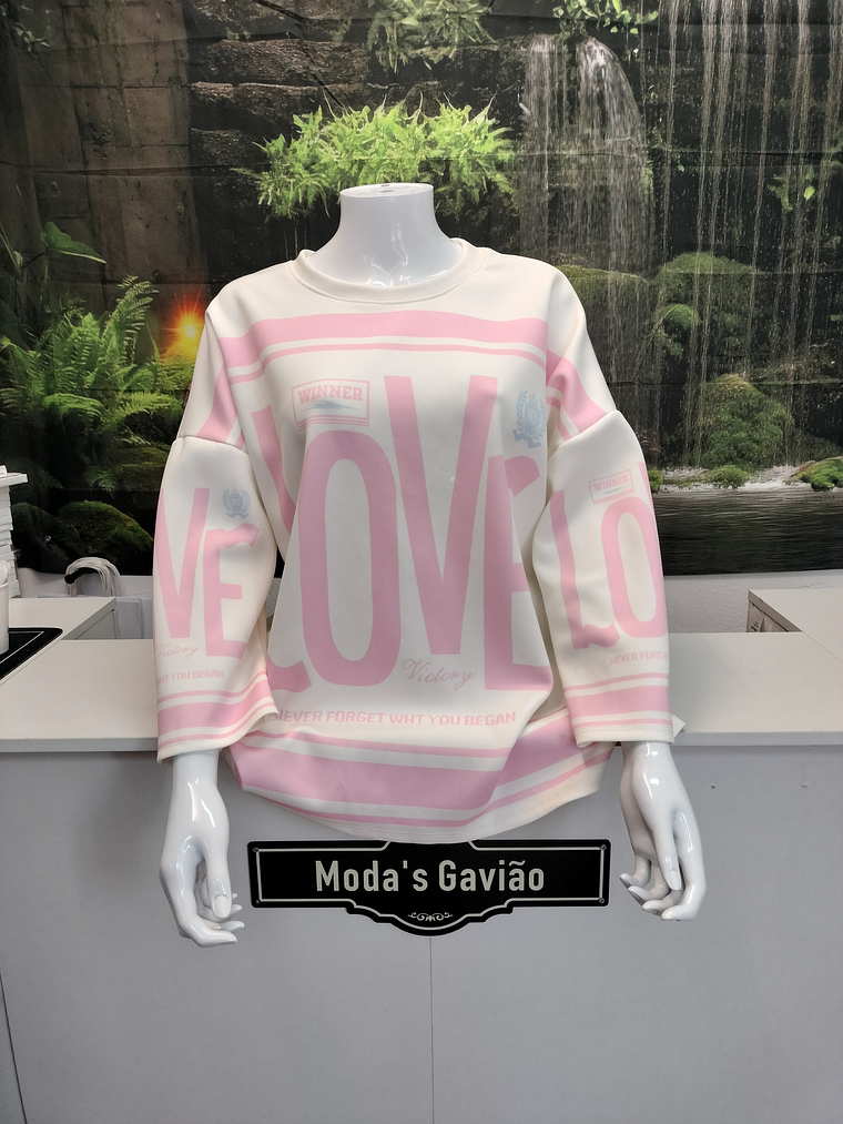 Camisola Love Primavera/Verão 5