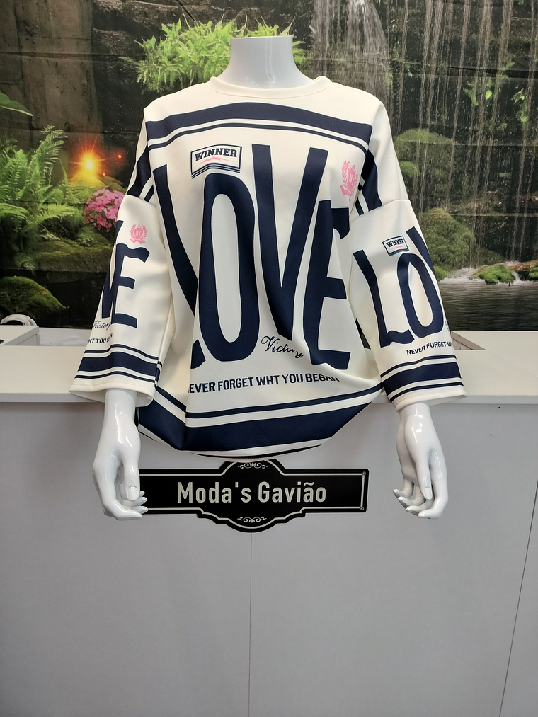 Camisola Love Primavera/Verão 7