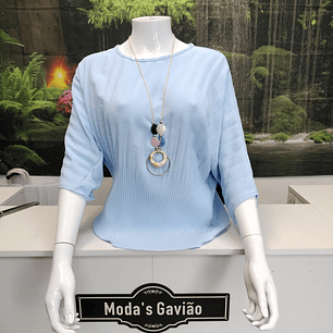 Camisola Meia Manga Primavera/Verão