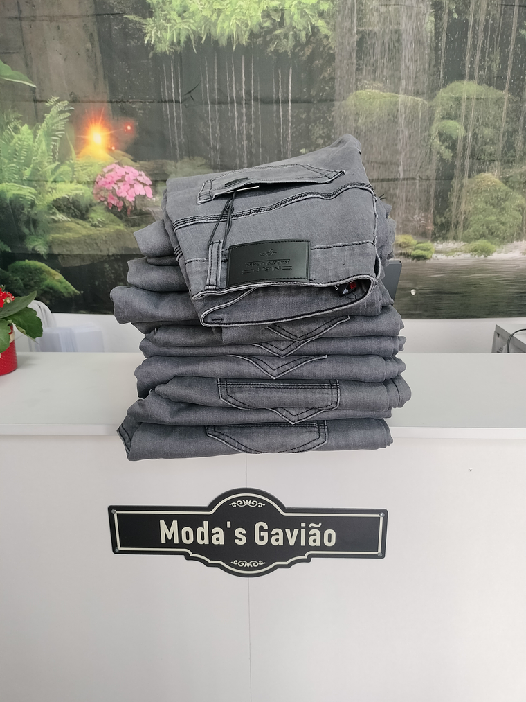 Calça Ganga Homem em Cinzento  1