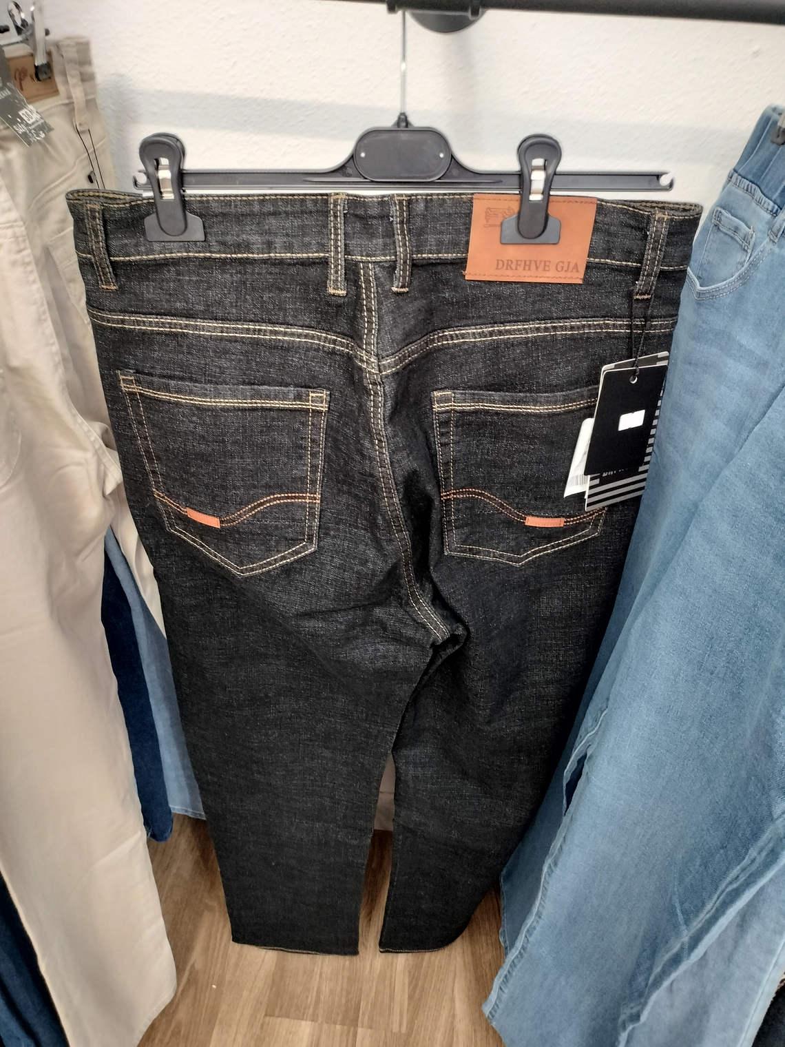Calça ganga cor preto casual para homem 2