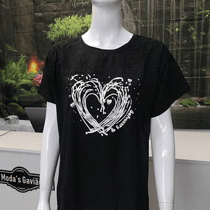 t-shirts Senhora Coração