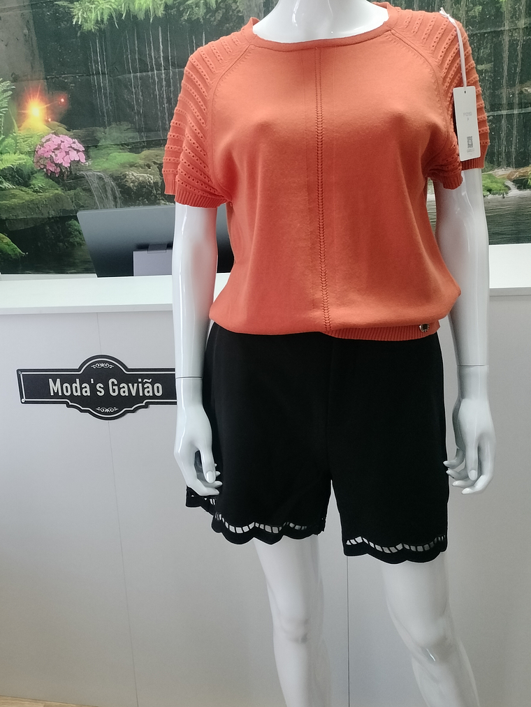 Calções Senhora C/Bordado 1