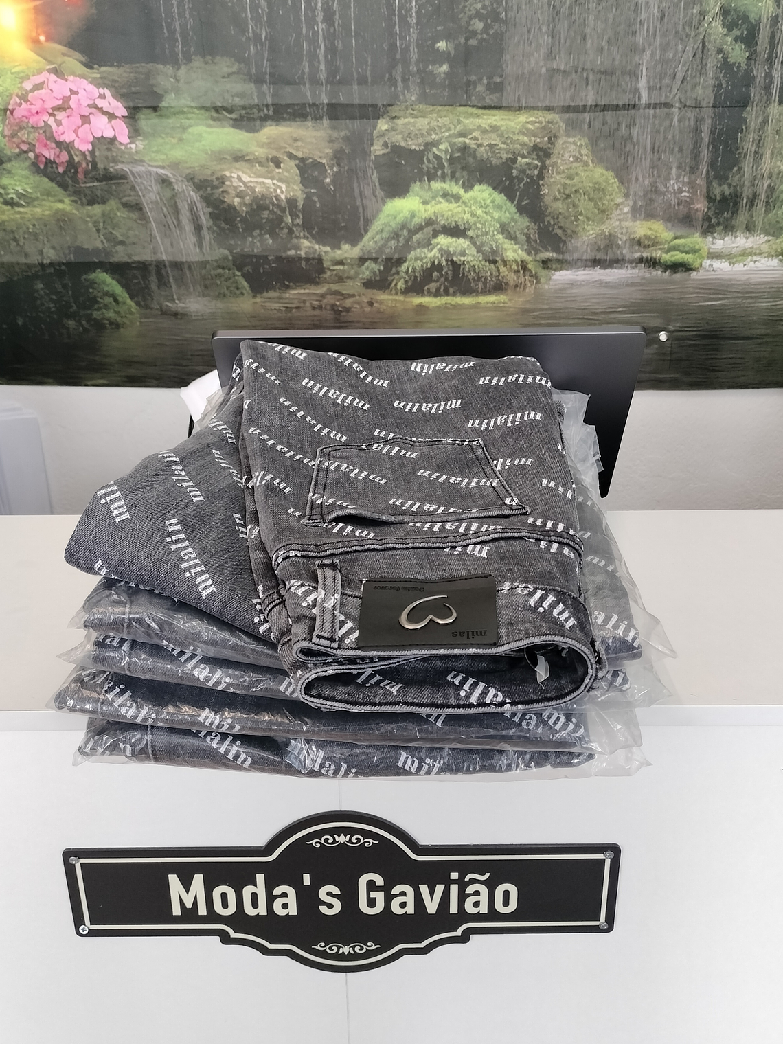 Calça Jeans Senhora Preto 1