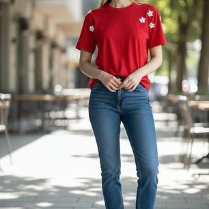 Camisola Primavera/Verão Manga curta