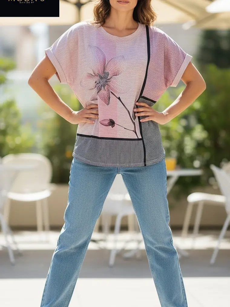 t-shirt Senhora Flor 4