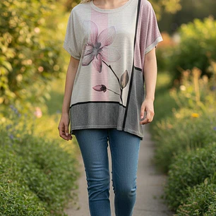 t-shirt Senhora Flor