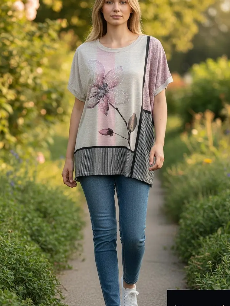 t-shirt Senhora Flor 1