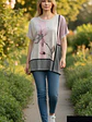 t-shirt Senhora Flor - Vorschaubild 1