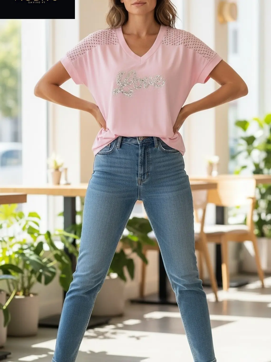 t-shirt Senhora love 4