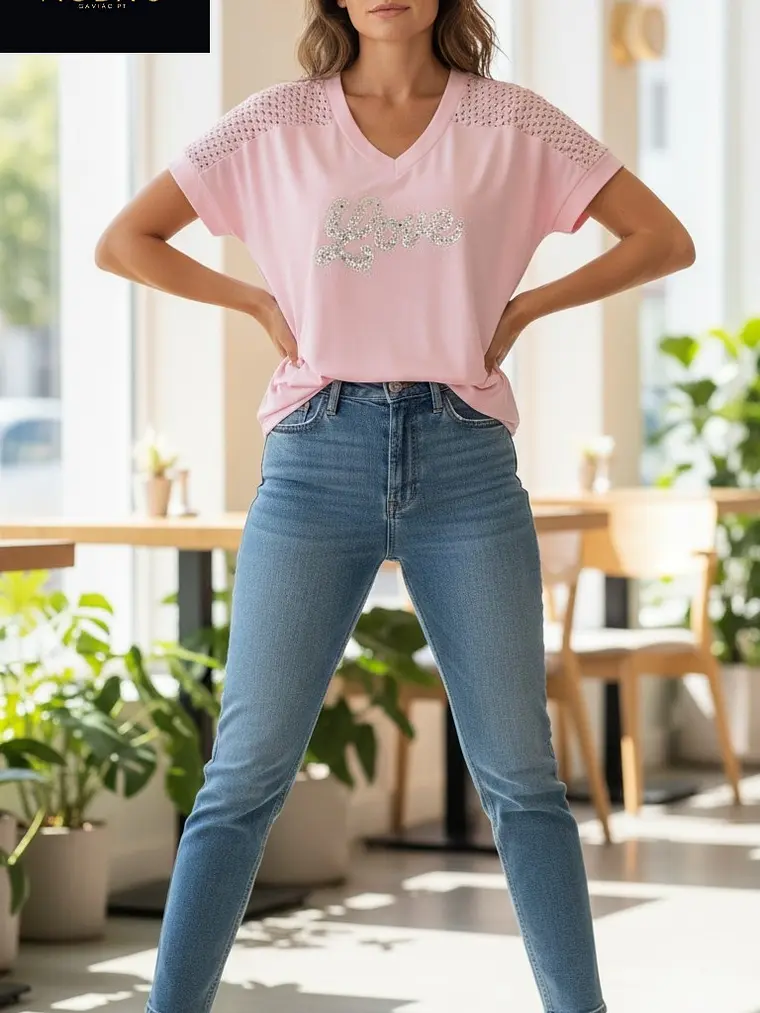 t-shirt Senhora love 4
