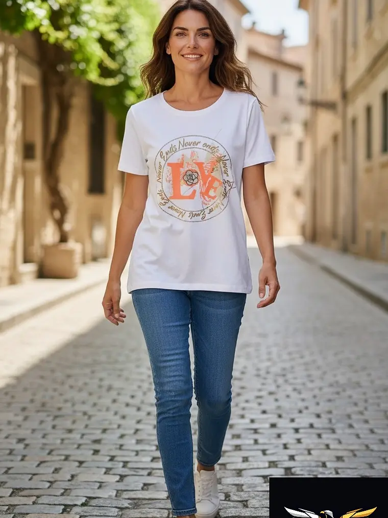 t-shirts Senhora 3D 3