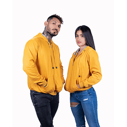 Buzo Unisex Capucha Cierre