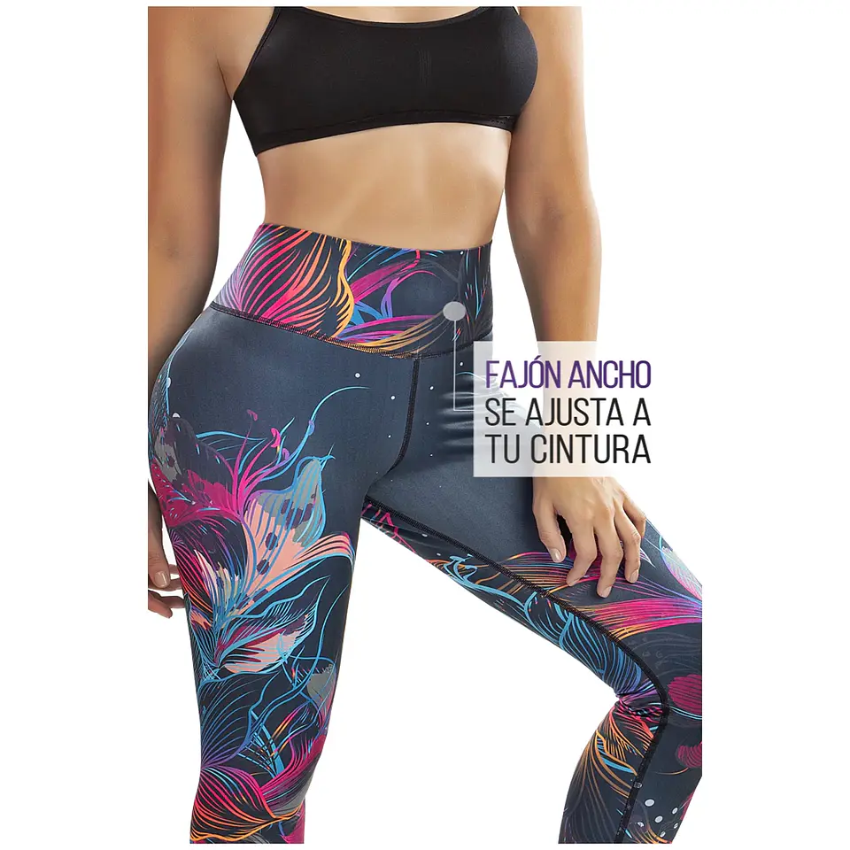 Calza Leggins Reductora Estampada 10