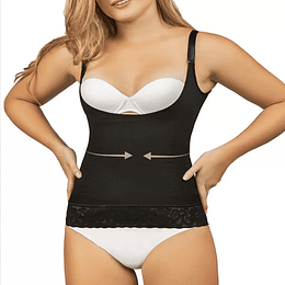  Camiseta Reductora Látex y Encaje