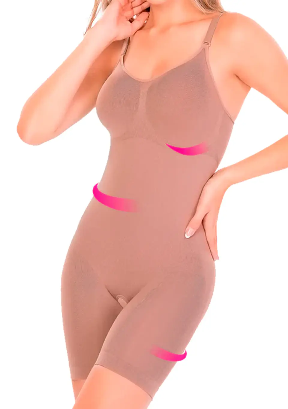 BODY SHORT CON BUSTO SIN COSTURAS 1