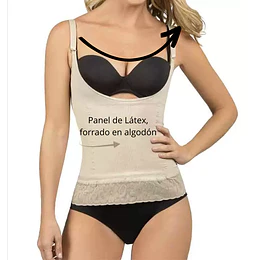  Camiseta Reductora Látex y Encaje