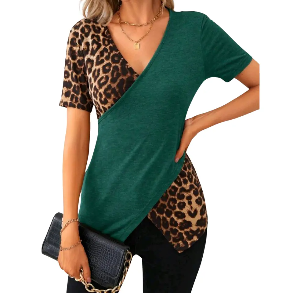 POLERA ESTAMPADO LEOPARDO CRUZADA 1