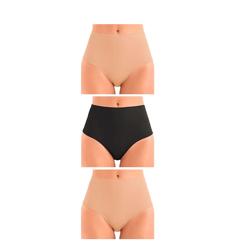 PACK X3 CALZÓN FAJA COLALESS