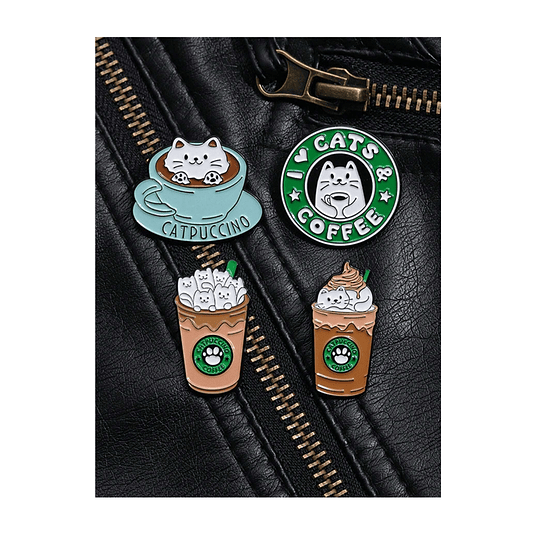 BROCHE CATLOVER COFFE