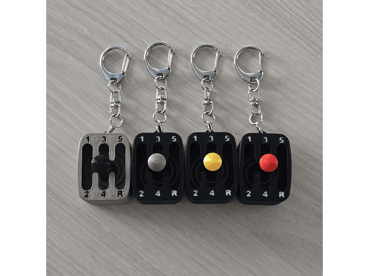 Llavero Antiestrés Palanca de cambio 7