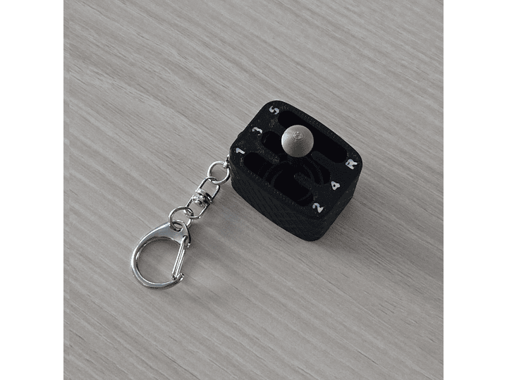 Llavero Antiestrés Palanca de cambio 6