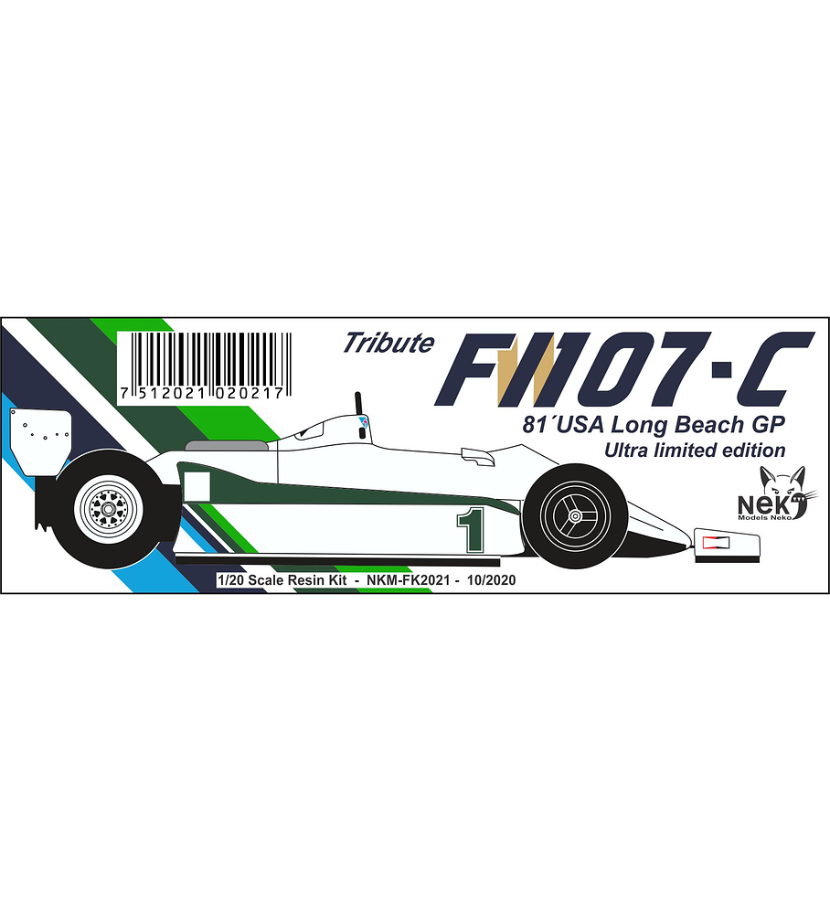 1/20 F1 Resin kit - Williams FW07C - 81´ USA GP - 