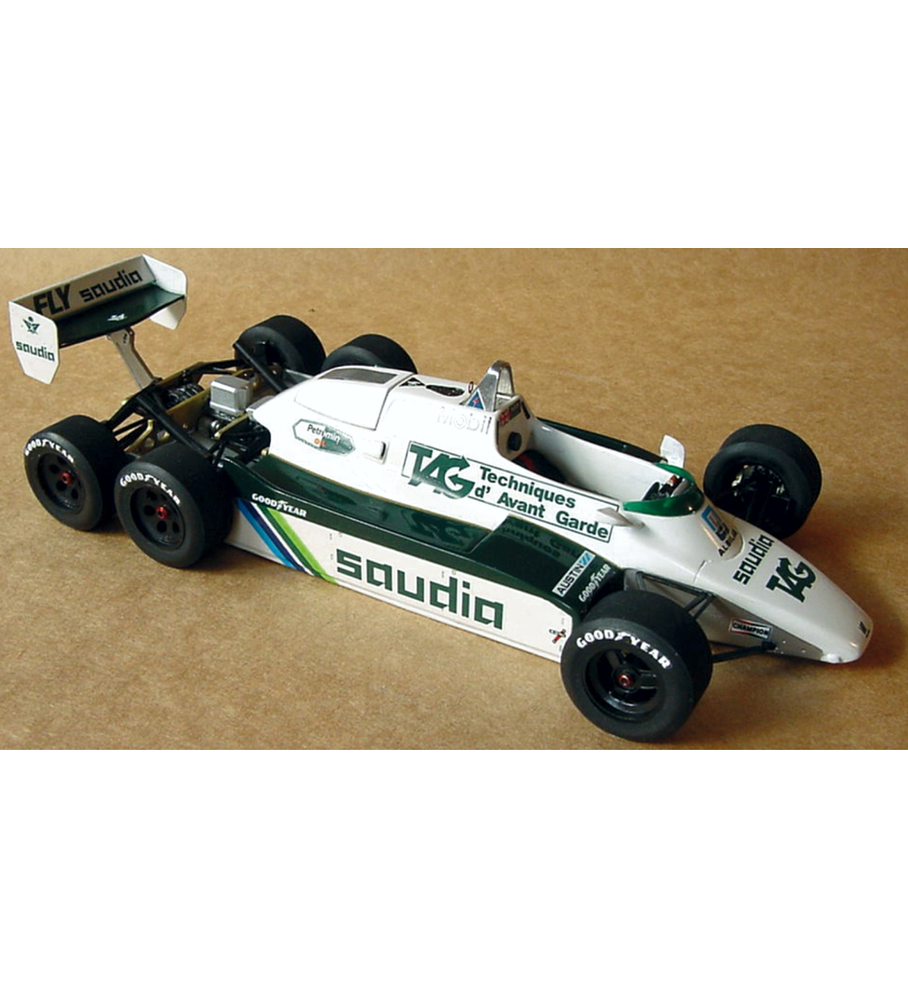 1/20 F1 Resin kit - Williams FW08B - Six wheels - 