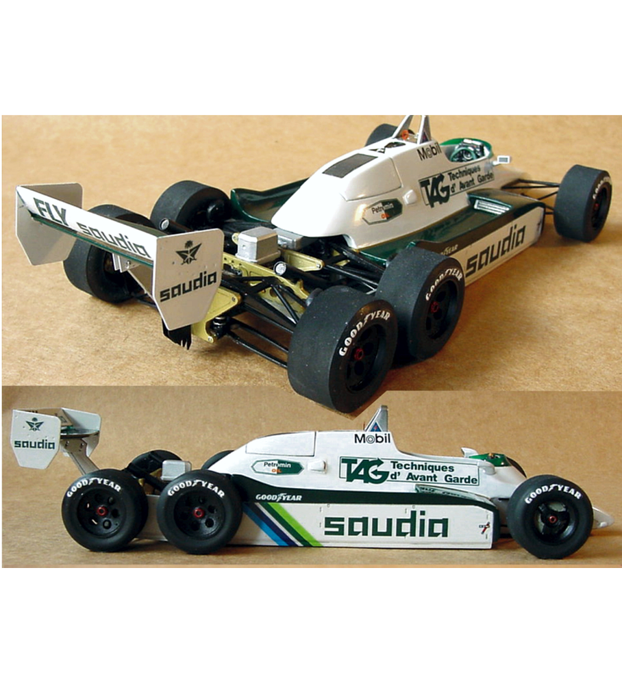 1/20 F1 Resin kit - Williams FW08B - Six wheels - 