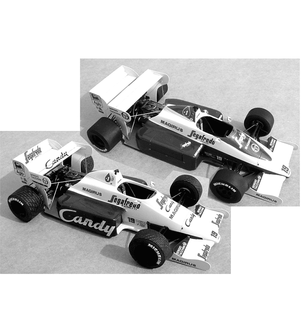 1/20 F1 Resin kit - Toleman TG184 -´84 British GP 