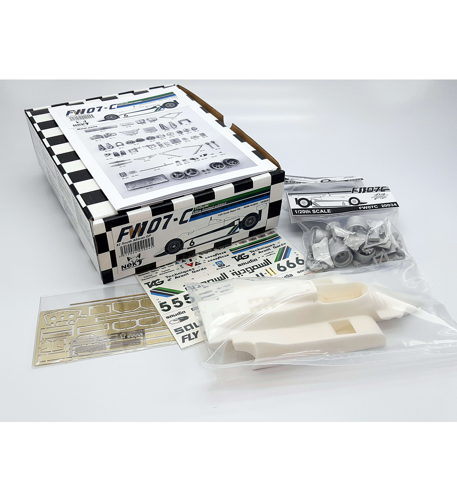 1/20 F1 Resin kit - Williams FW07C - 82´ South African GP - 