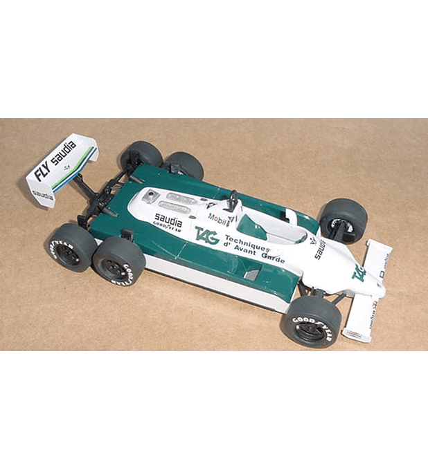 1/20 F1 Resin kit - Williams FW07D - Six wheels - 