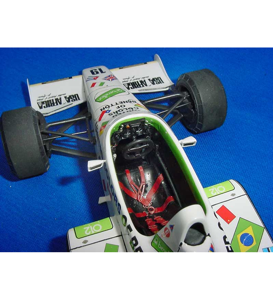 1/20 F1 Resin kit - Toleman TG 185  1985 GermanGP Pole car