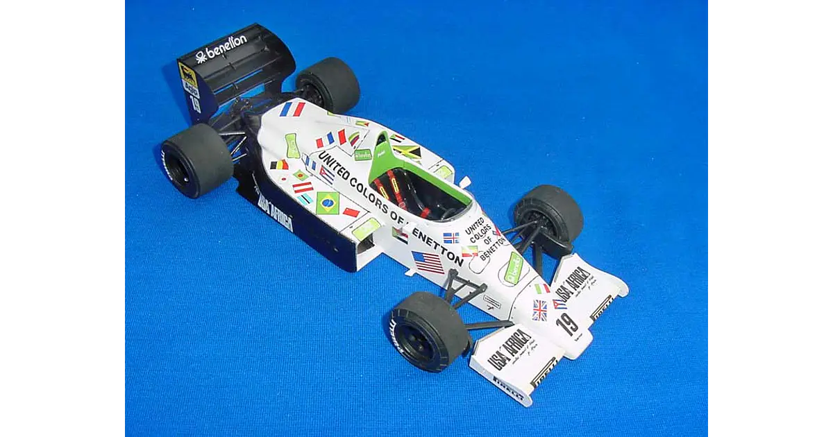 1/20 F1 Resin kit - Toleman TG 185 1985 GermanGP Pole car