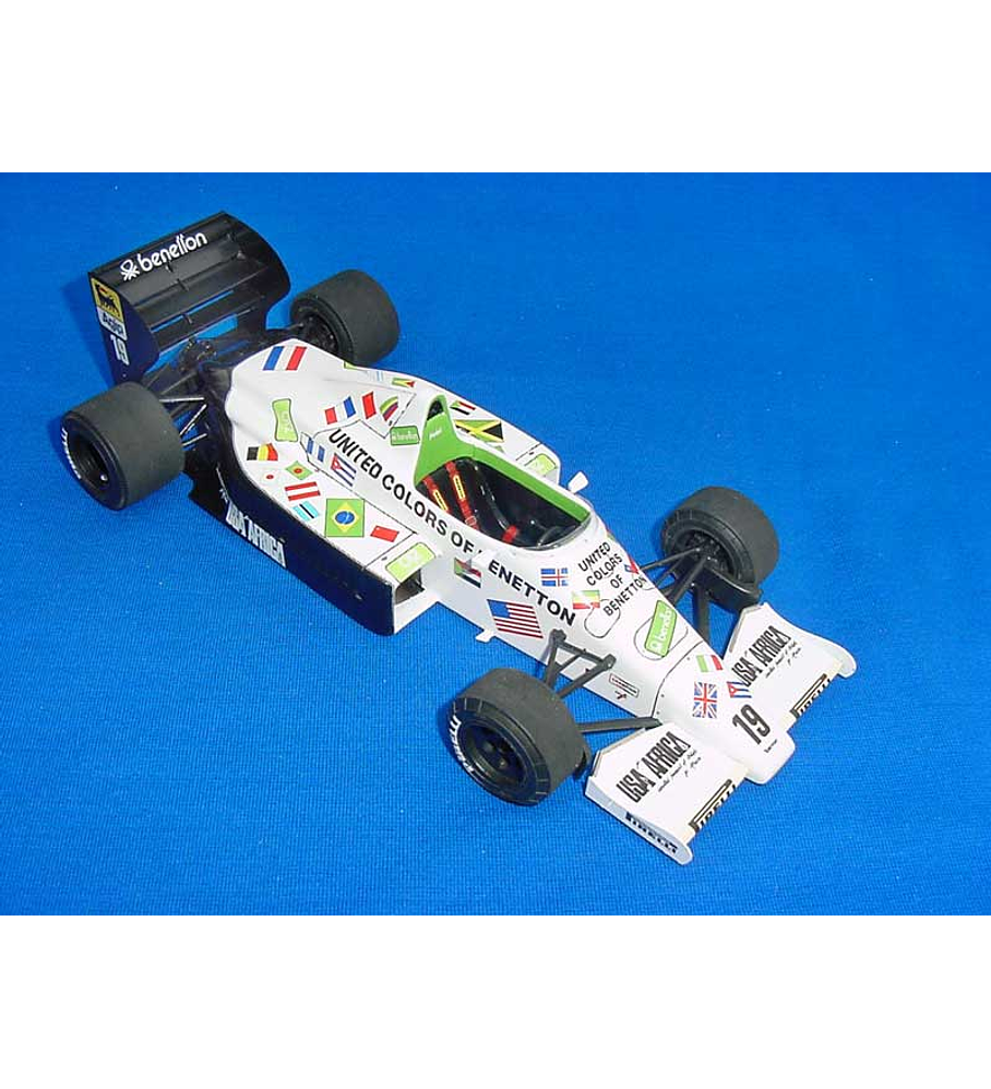 1/20 F1 Resin kit - Toleman TG 185  1985 GermanGP Pole car