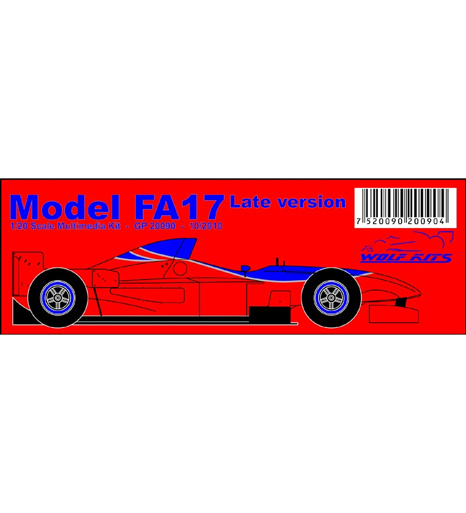 1/20 F1 Resin kit - Footwork Fa17 late version