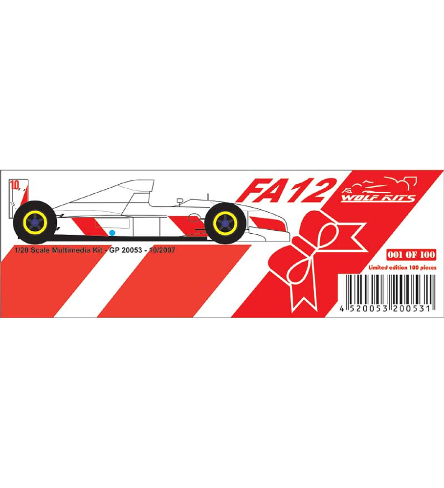 1/20 F1 Resin kit - Footwork FA12