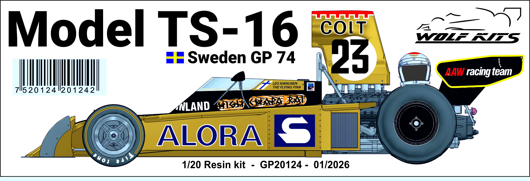 1/20 Surtees TS16 - Sweden GP 1974  2