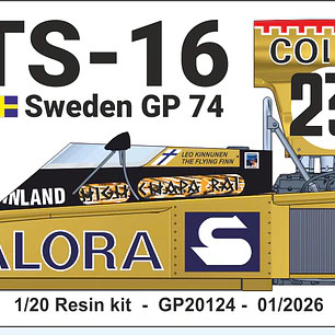 1/20 Surtees TS16 - Sweden GP 1974 