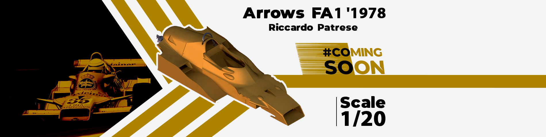 1/20 Scale 1978 Arrows FA1 - Coming Soon Modelling Store Exclusive 