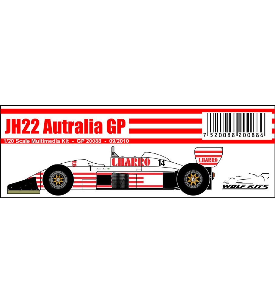 1/20 F1 Resin kit - AGS JH22 Australia GP