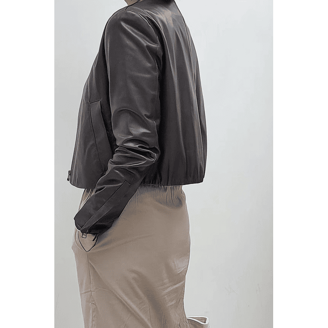 Women Blouson LeatherJacket