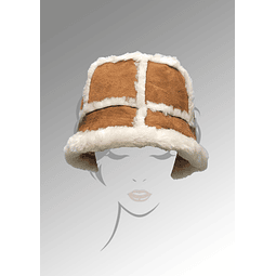 Shearling Barrel Hat