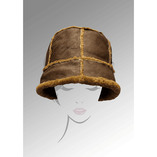 Shearling Barrel Hat