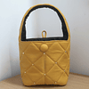 Leather Basket Bag 