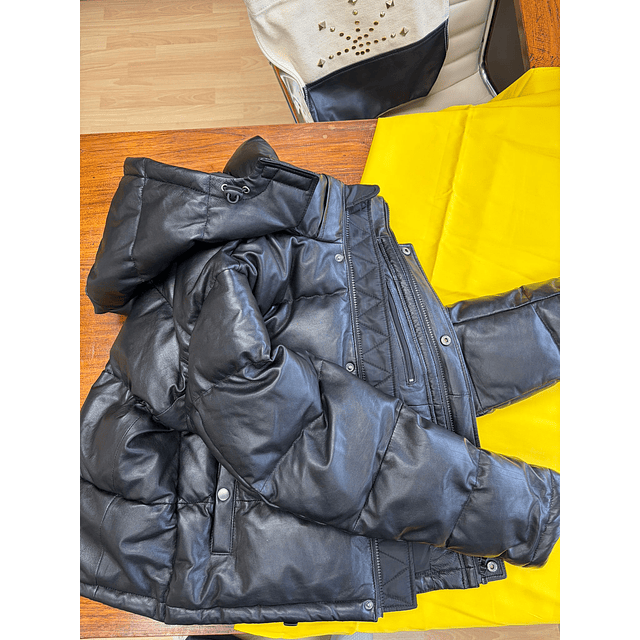 Women's Bubble Leather Jacket